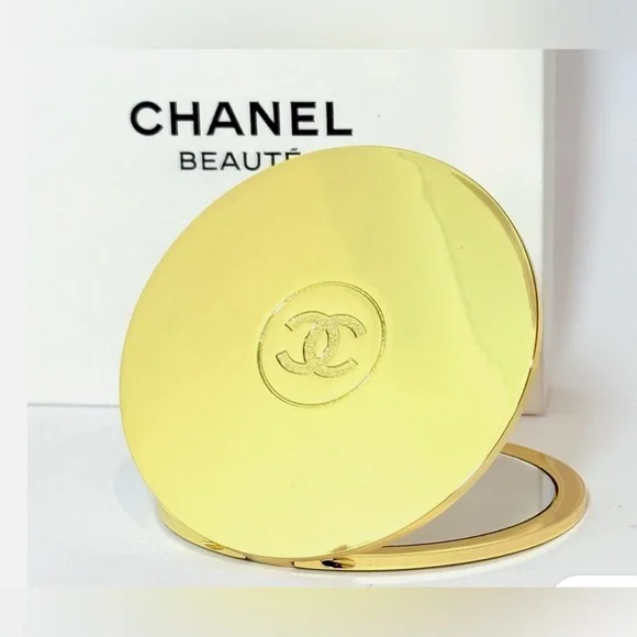CHANEL Gold Compact with Mirror